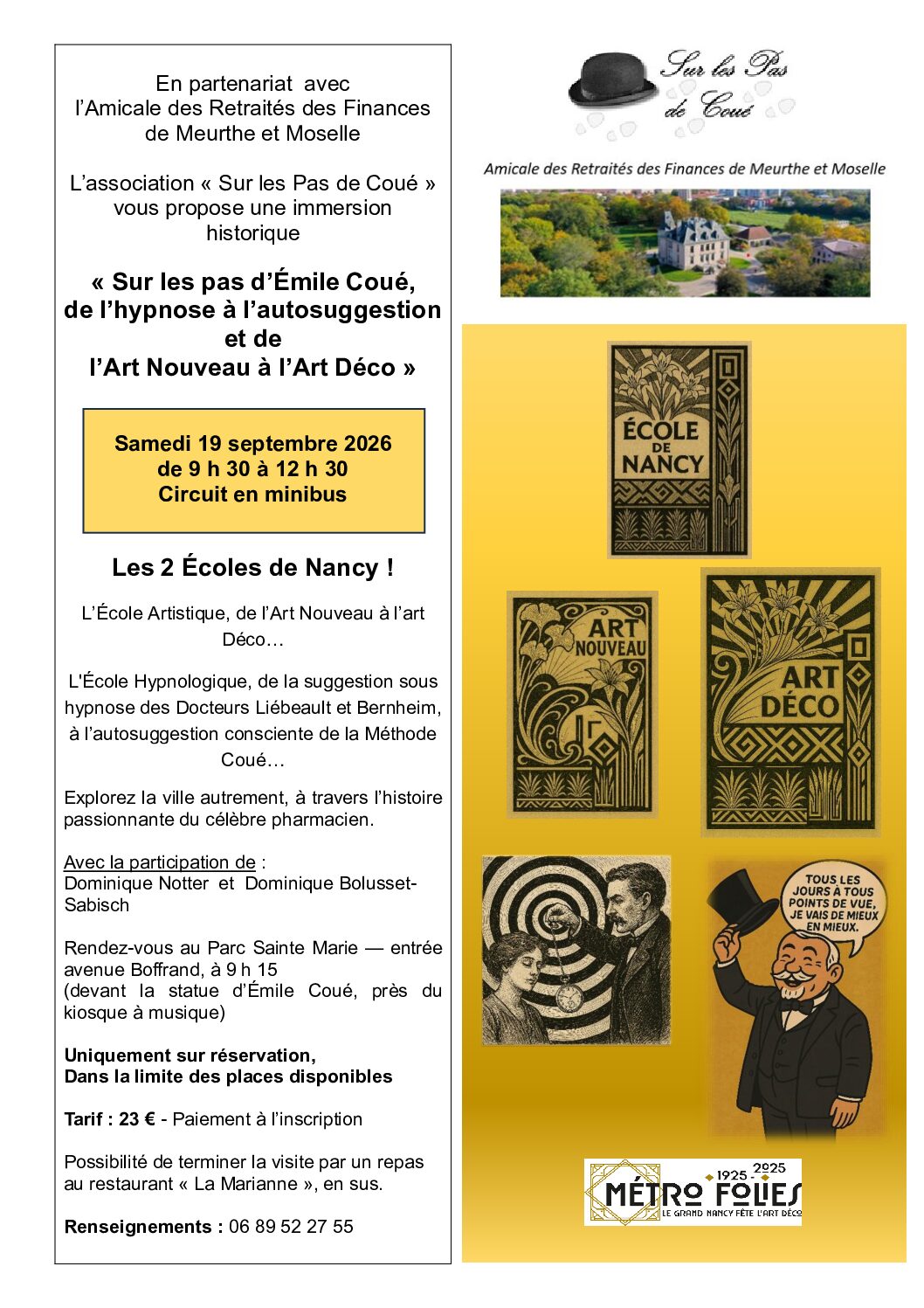 Journées du patrimoine  Samedi 19 Septembre